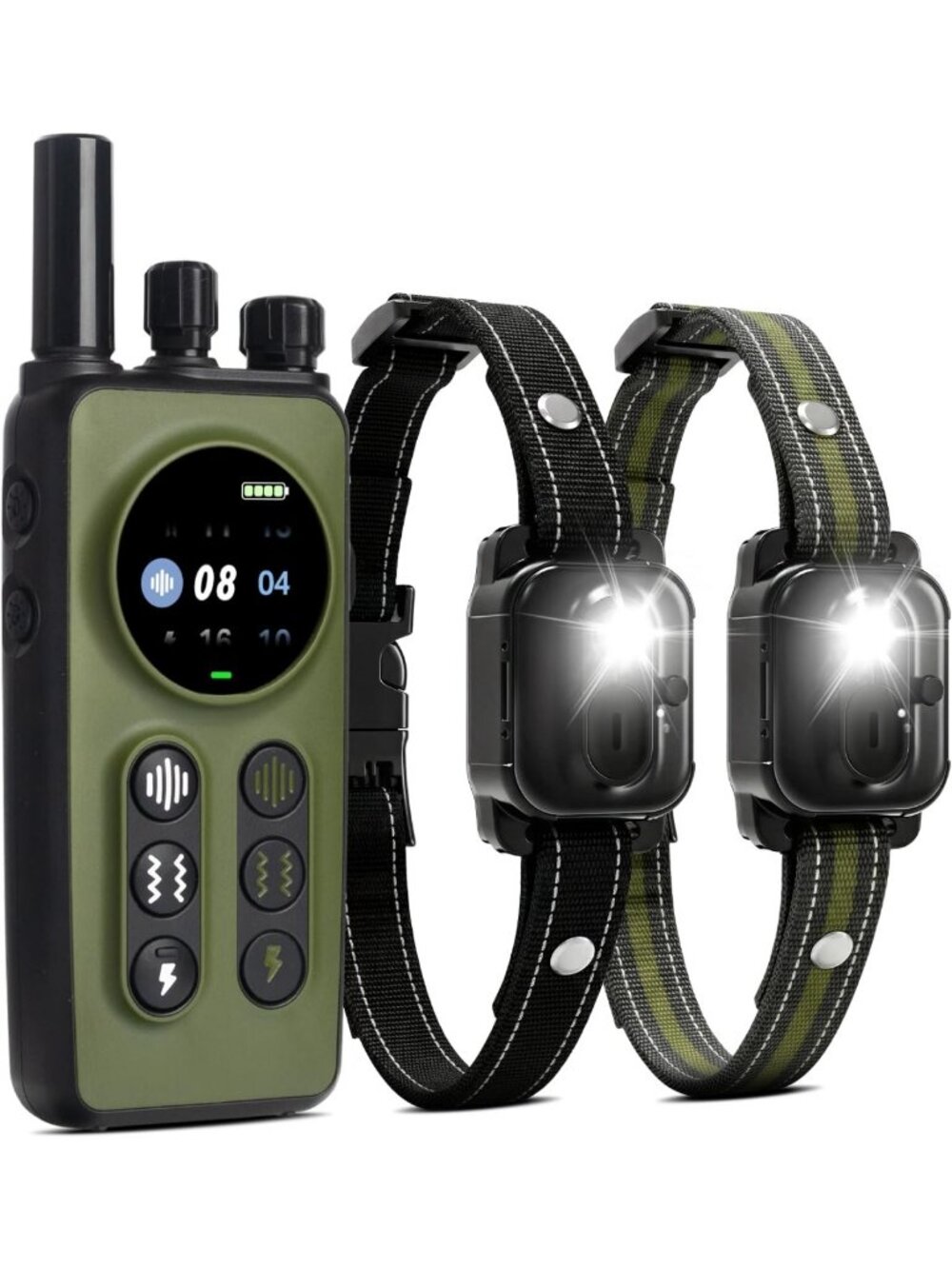 Dual-Dog Shock Collar with Remote, 4 Training Modes, 4200FT Range, Waterproof